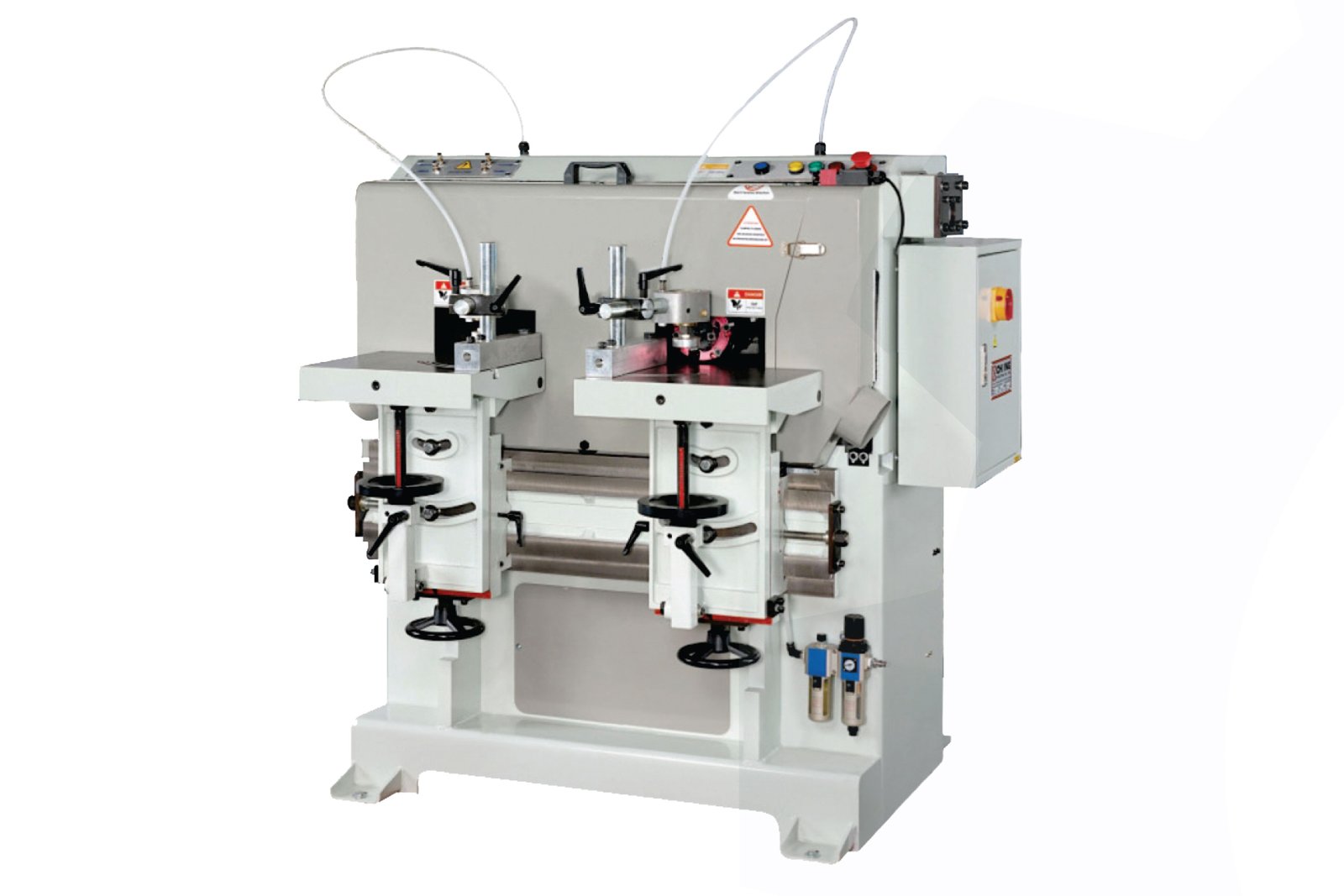 AUTOMATIC TWIN-TABLE ROUND END TENONNER