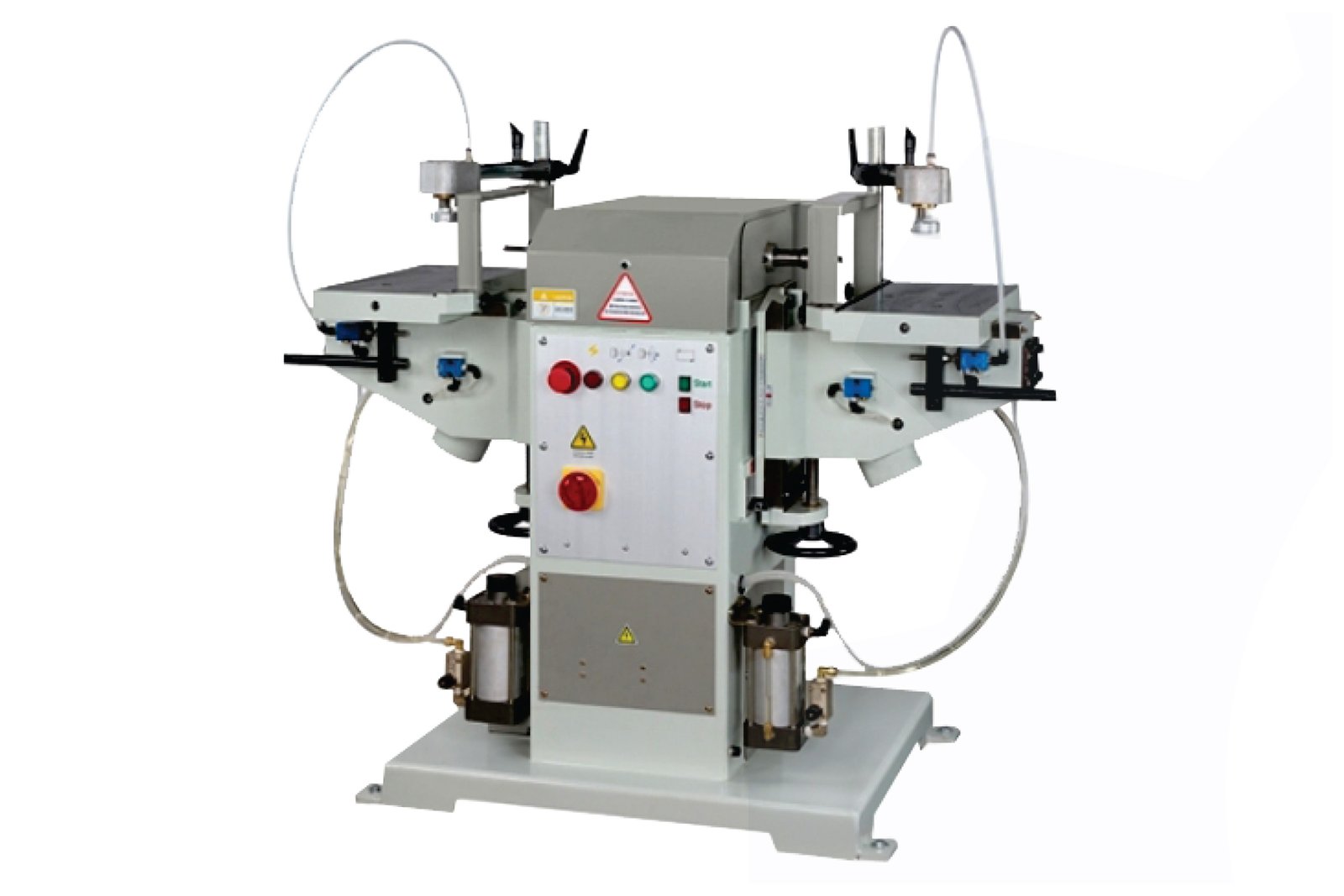 AUTOMATIC TWIN-TABLE SLOT MORTISER