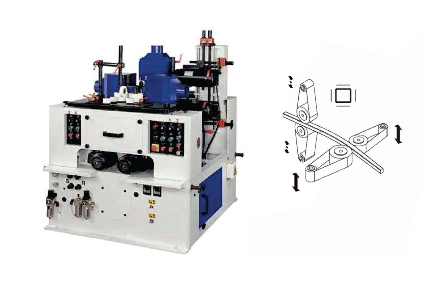 AUTO FOUR SIDE CURVE SANDING MACHINE PM-G061