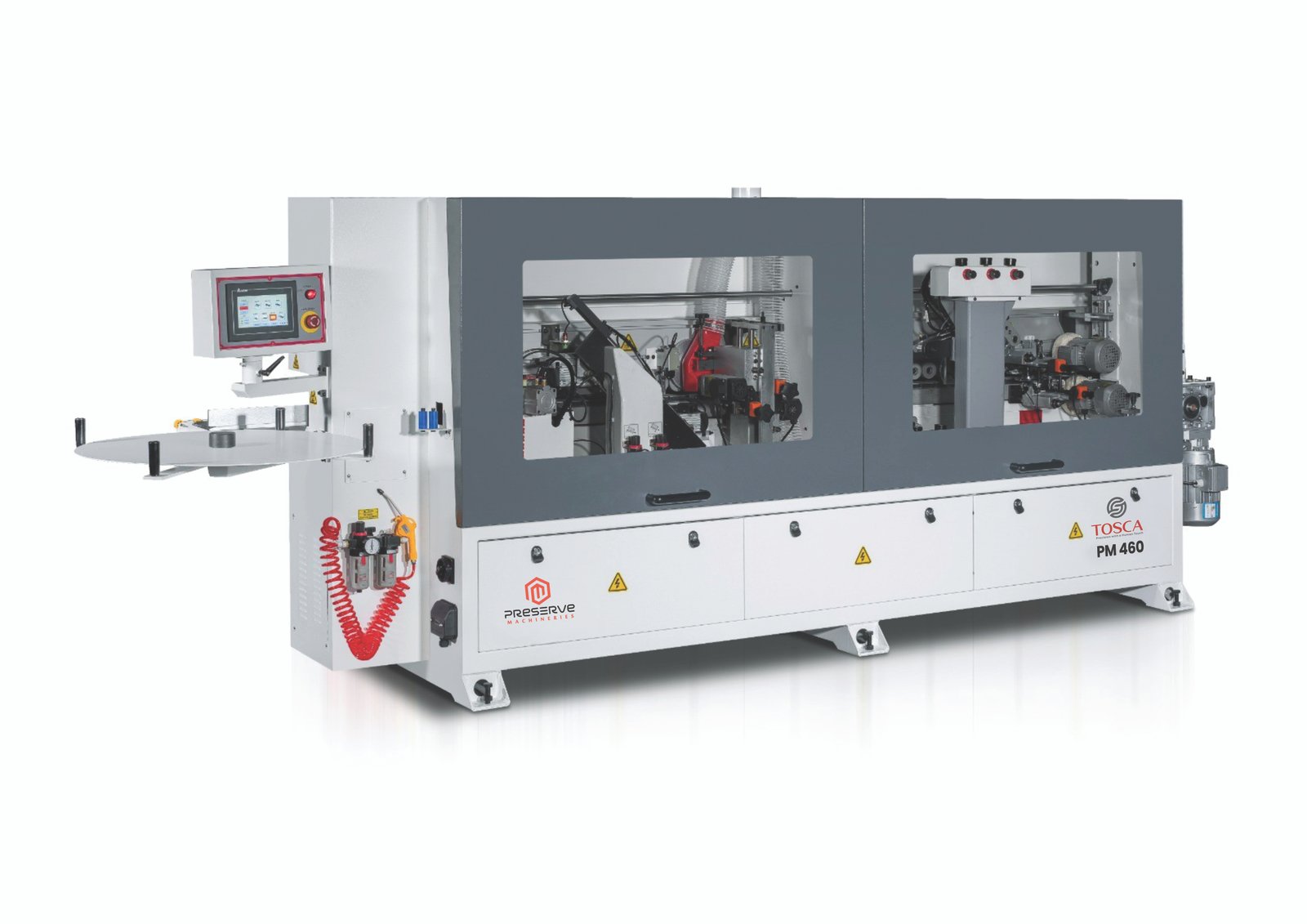 THROUGH FEED EDGE BANDING WITH CORNER ROUNDING - PM 460